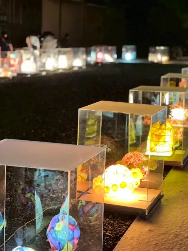 幻想的な光の饗宴〜美濃あかりアート〜の画像_1