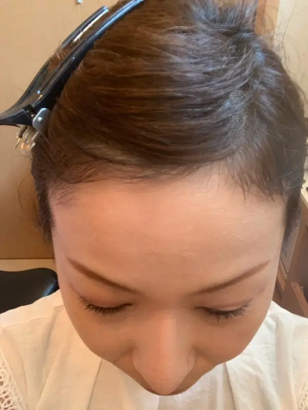 みつこ先生の書いてくれた眉！　とても素敵でしょ❤