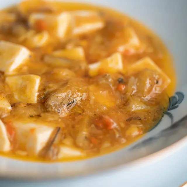 豆腐の蟹肉煮込み