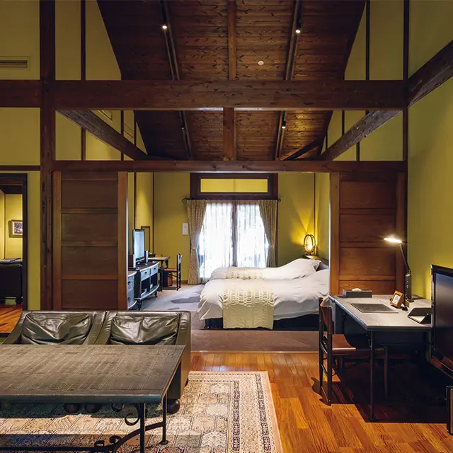 木造平屋のヴィラ