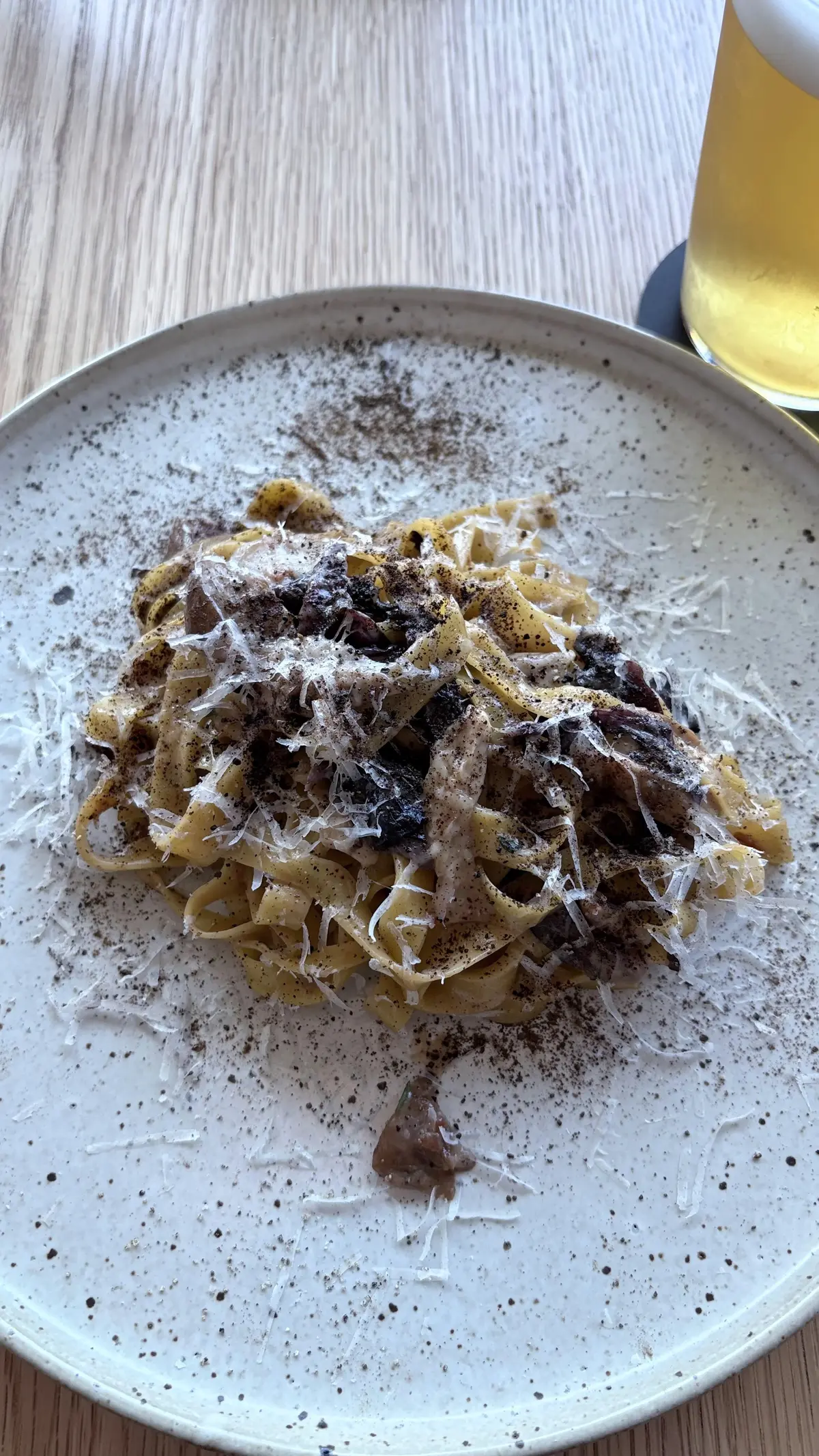 国産牛と焼きケールのボロネーゼ