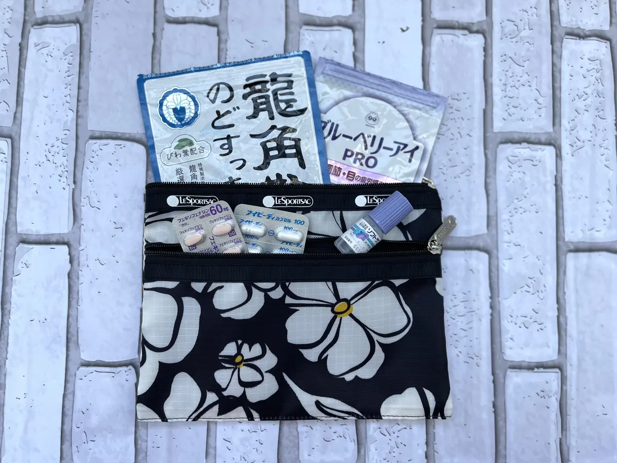 【エクラ4月号付録】レスポートサック × エクラ「大人の花柄ポーチ」