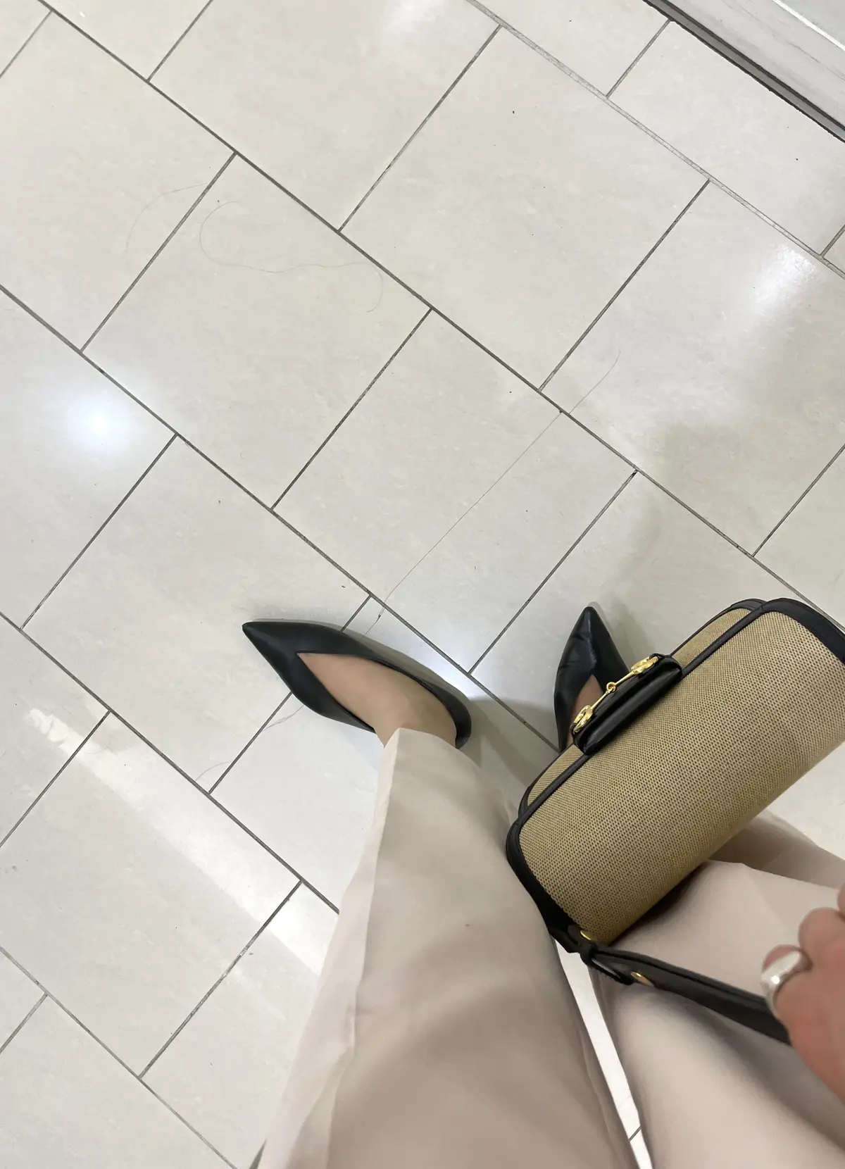 春色ZARAパンツとCINOHのストライの画像_3