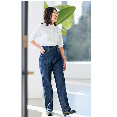 “シンプルなコーディネートでも おしゃれに見えるものを”