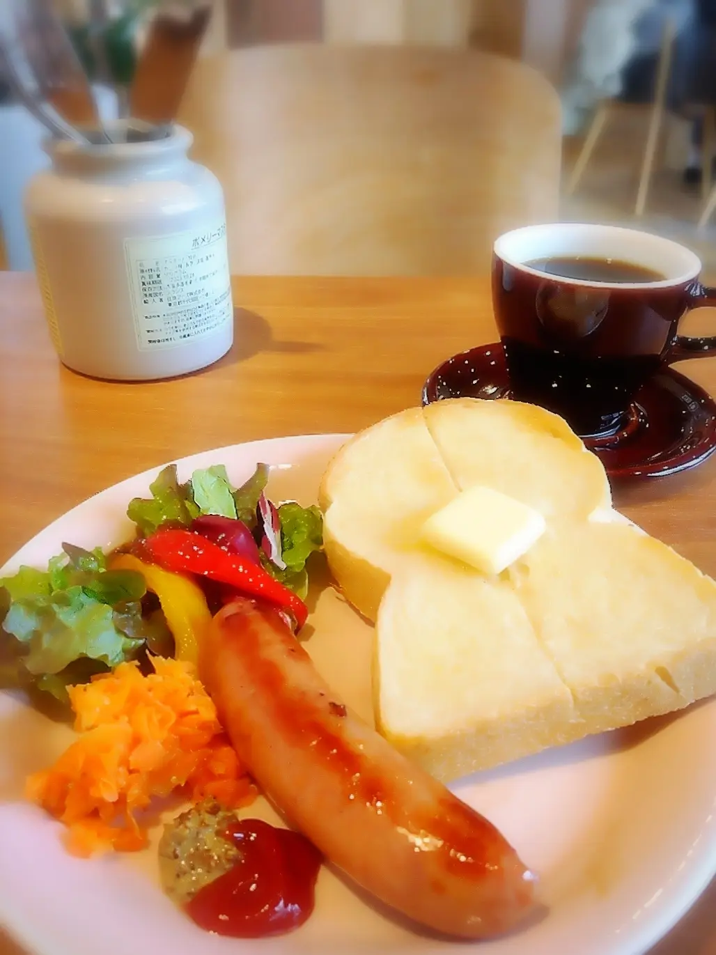 浜田山のカフェ、ou（オウ）、クラシックプリン、カフェラテ、モーニングプレート