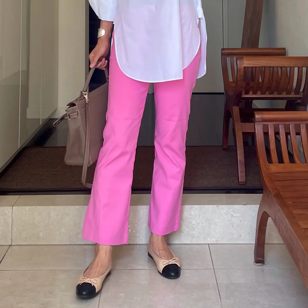 ZARAのピンクパンツ ON&OFF コの画像_2