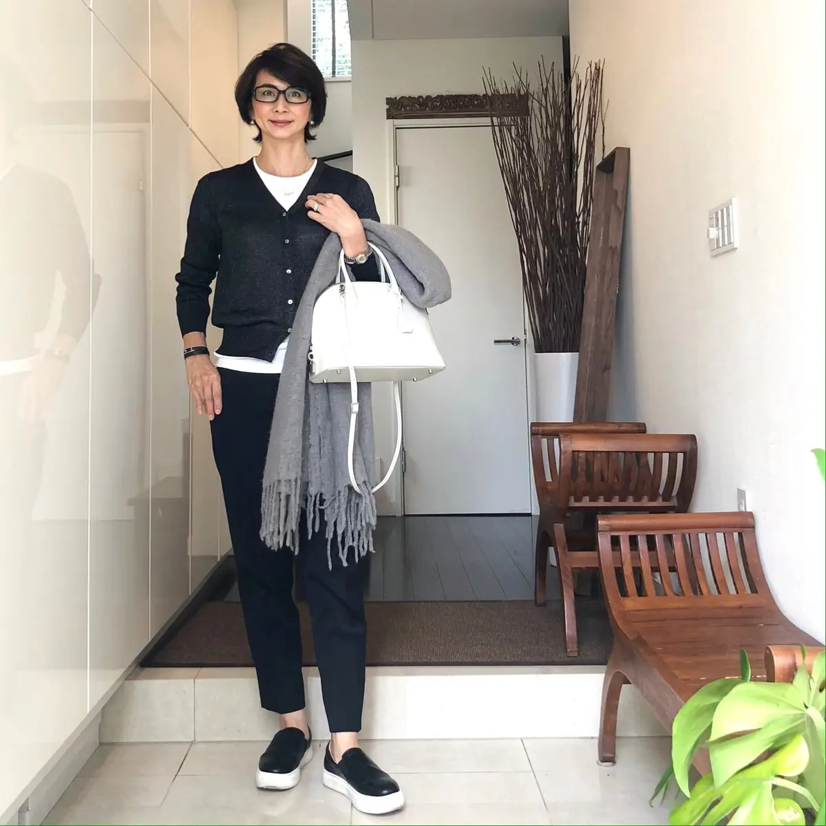 ラメニットをカジュアルにの画像_1