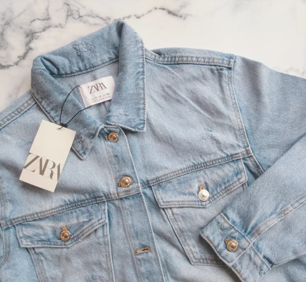 ザラキッズのデニムジャケット、Gジャン、40代女性