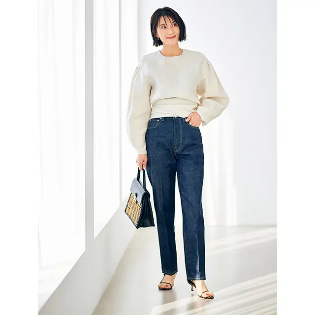 トータルバランスから発想する デニムは美脚力もばっちり