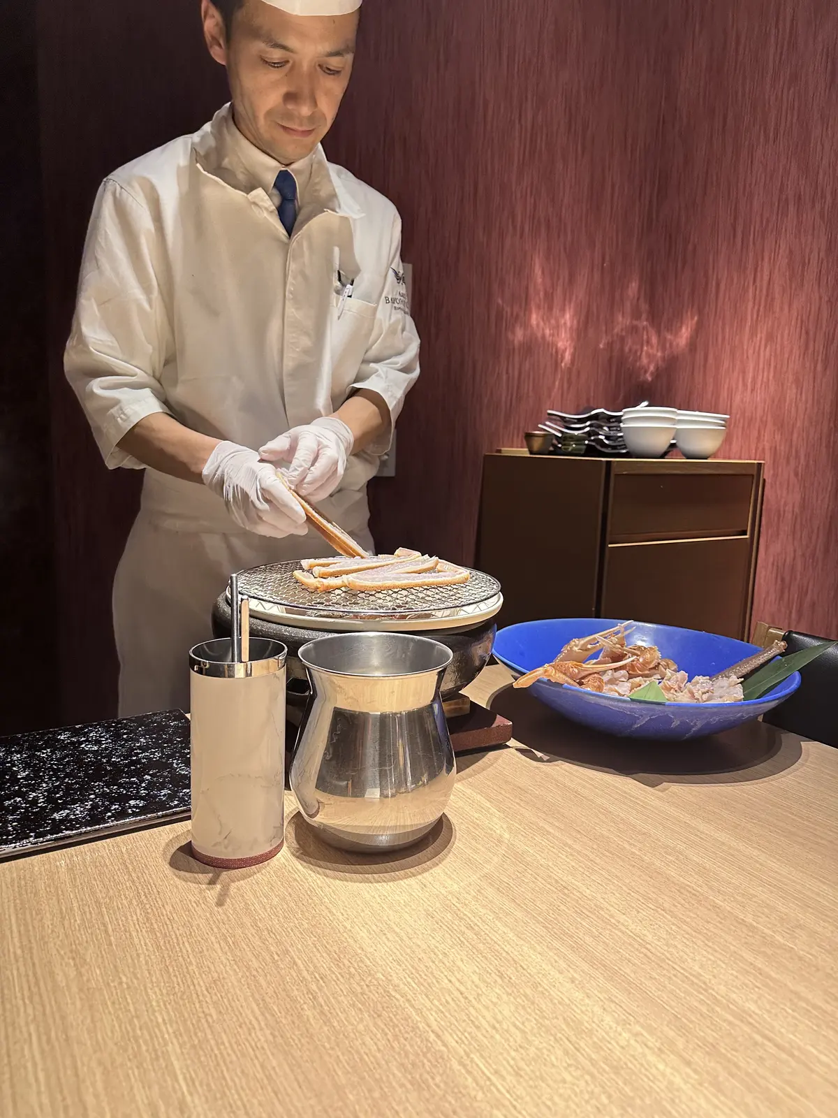 結婚記念日に芦屋ベイコート倶楽部でカニの画像_2