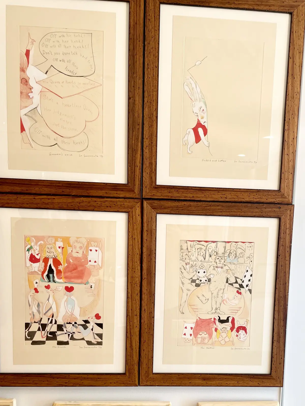 制作道具、早稲田、館内、早稲田大学、早稲田大学 国際文学館、村上春樹ライブラリー、銅版画作家、山本容子、作品展、山本容子版画展、不思議な国のアリス