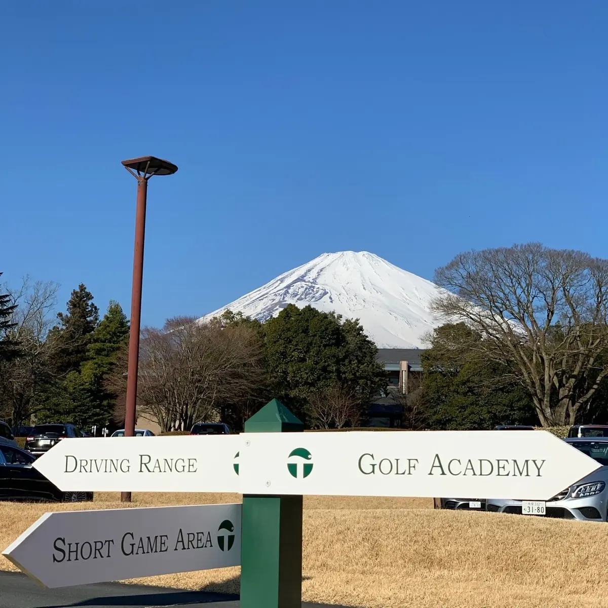 練習を終えると、美しい富士山に出会えるかも