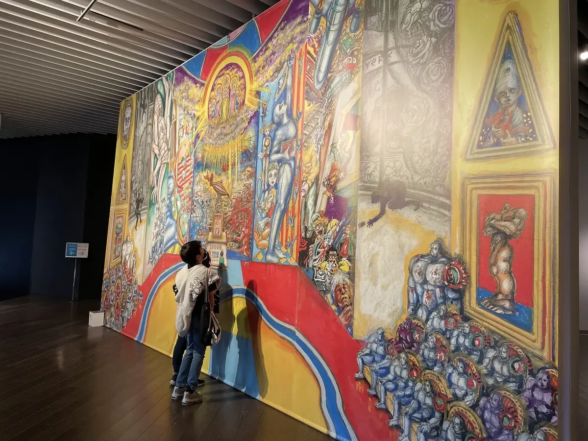 「楳図かずお大美術展」に次男とお友達を連の画像_5