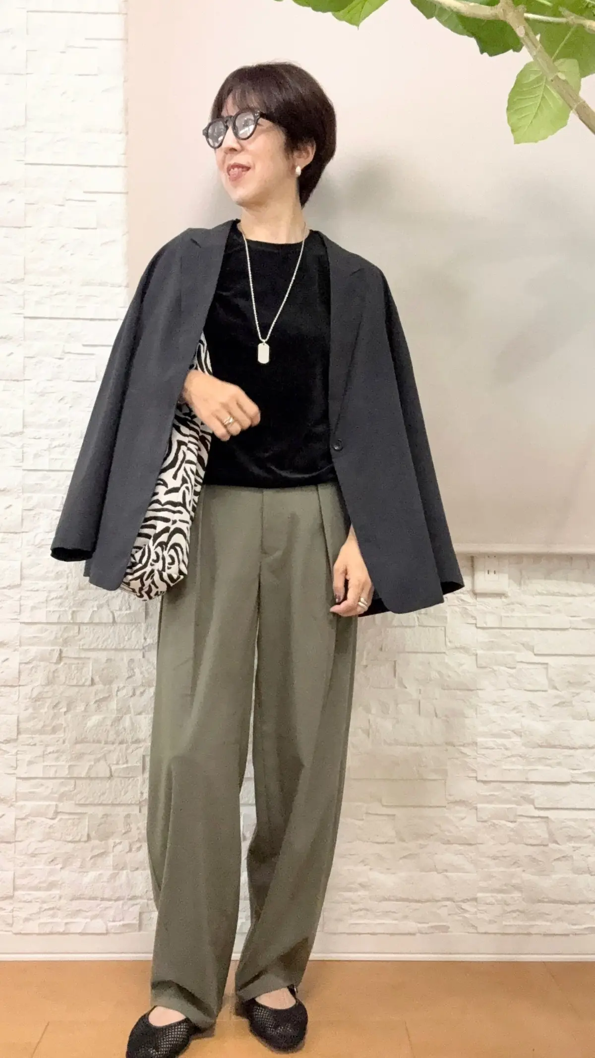 ハンサムコーデ　アラフィフファション　プチプラコーデ　プチプラファション　50代