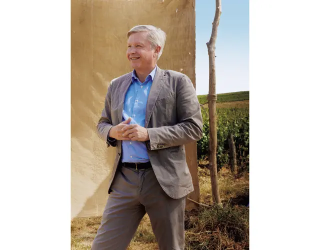 副社長兼醸造責任者のジャン・バティスト・レカイヨン氏。広い視野と深い知識、穏やかな人間性で、シャンパーニュ地方の生産者たちからの尊敬を集める存在