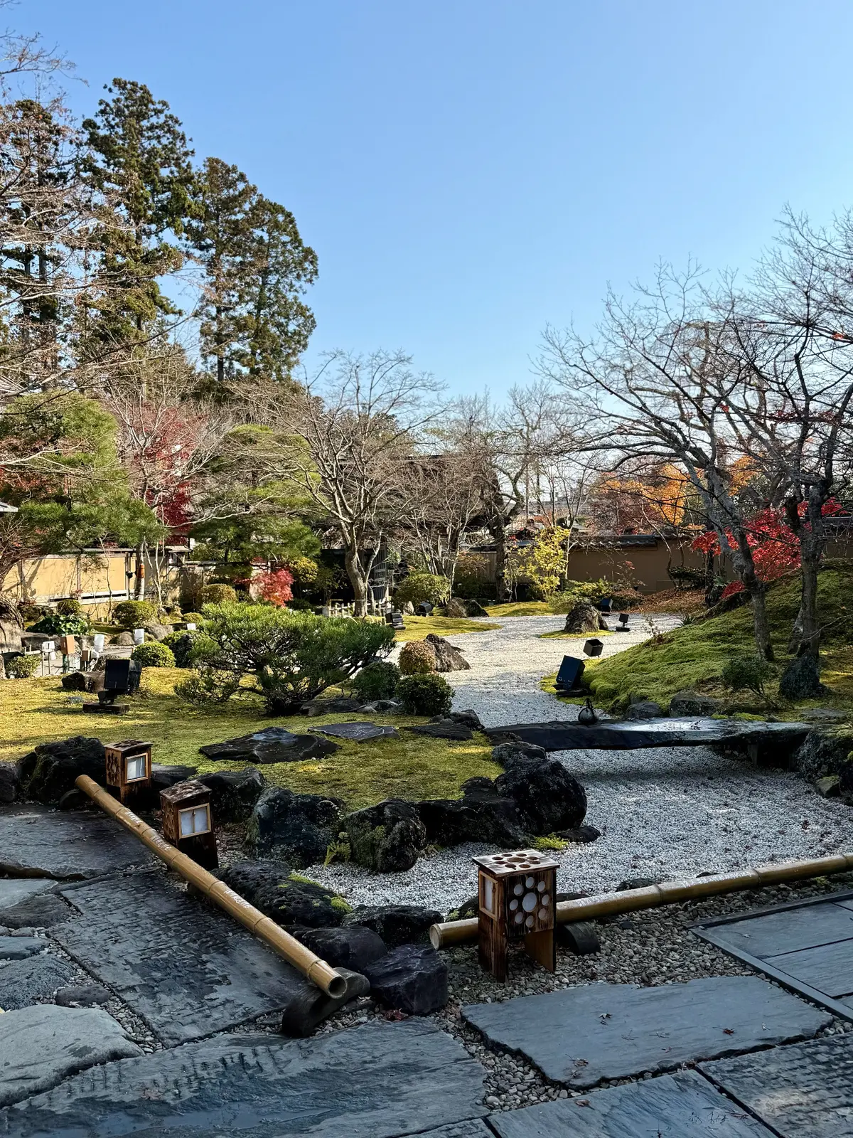 宮城県松島　円通院　伊達光宗　境内　紅葉　雲外天地の庭