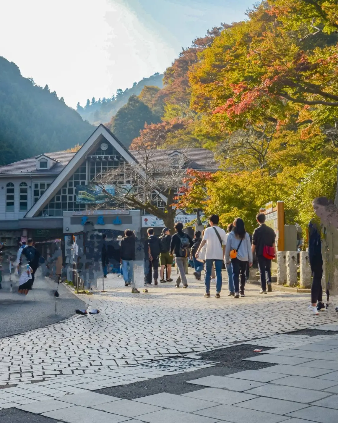 秋色ニットで紅葉拾い🍁in 高尾山の画像_1