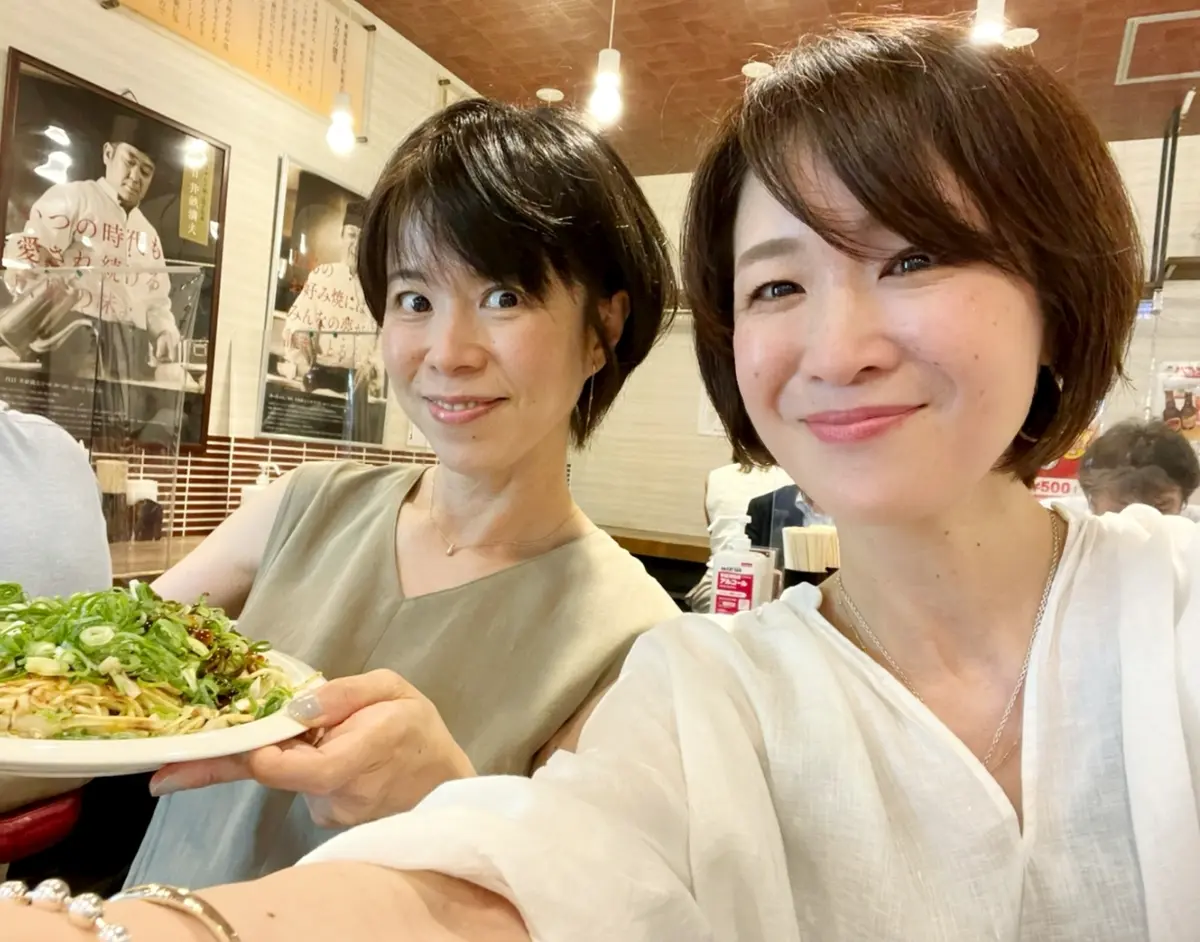 ランチは私のリクエストにお応え頂き、広島のお好み焼きに！