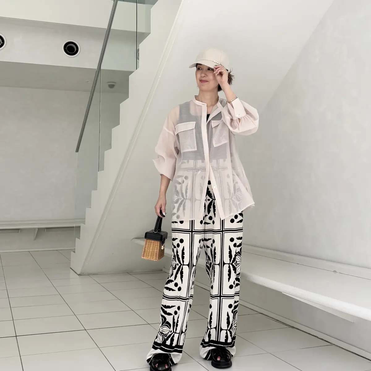 【着回し5days】ピンクベージュのシアの画像_6