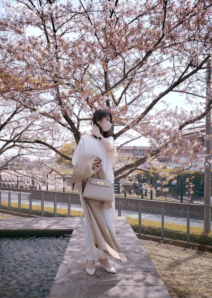 入学式コーデ♪　晴れの日はオールホワイトの画像_3