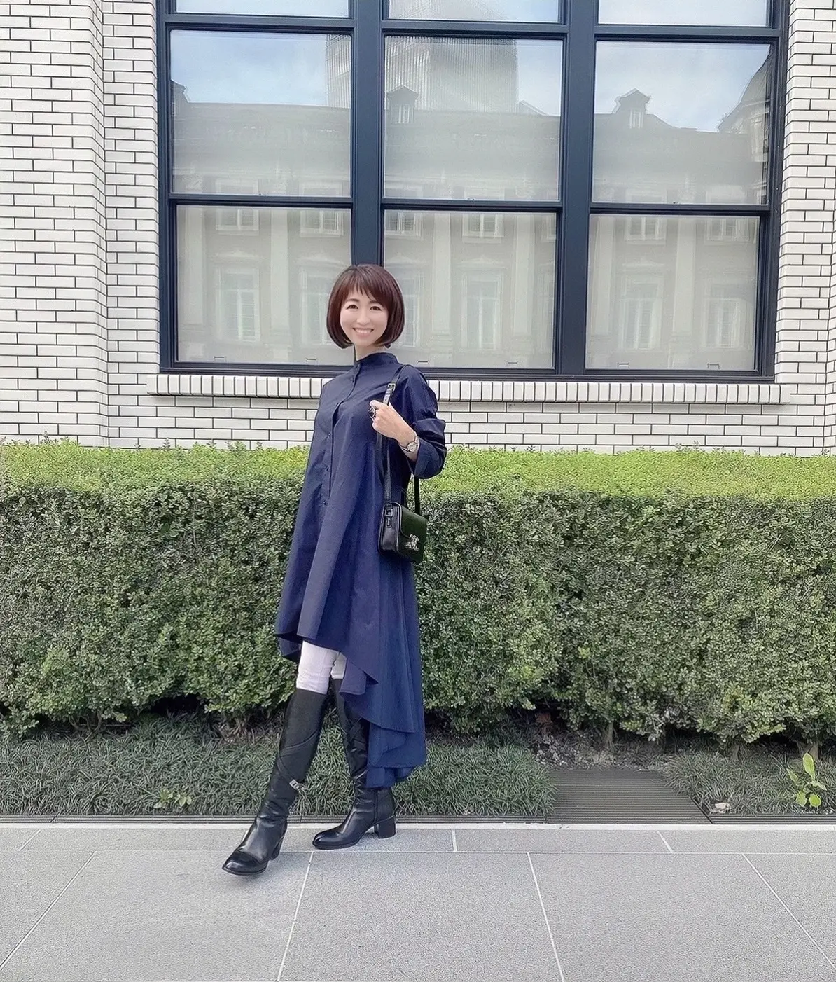 ロングブーツ&シャツで丸の内ランチの画像_7