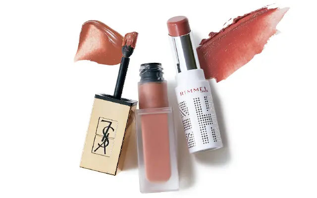 リンメルのラスティングフィニッシュ オイルティントリップ 004とイヴ・サンローラン・ボーテのタトワージュ クチュール 29