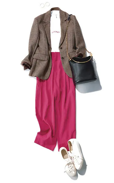 ピンク　パンツ