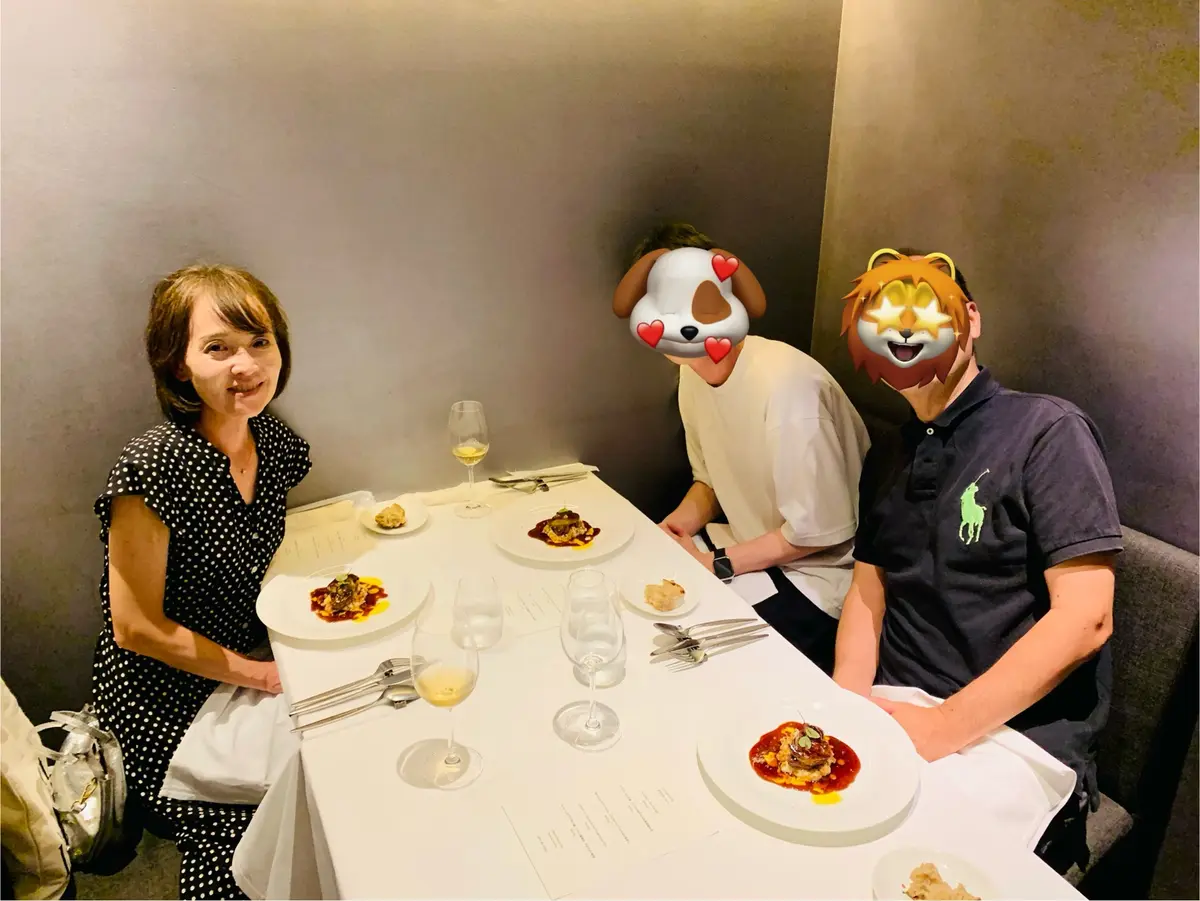 池尻大橋の隠れ家フレンチで誕生日を祝う家族