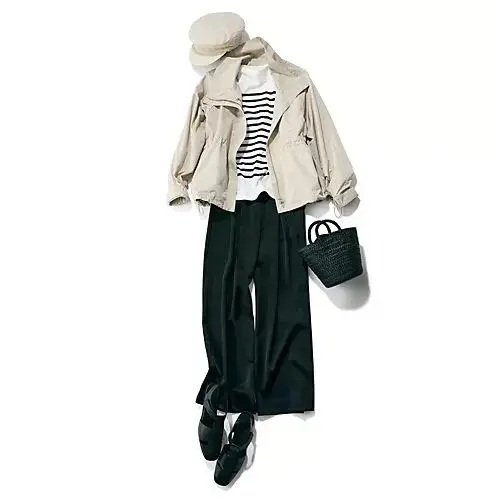 E by eclat 艶とろタックパンツ