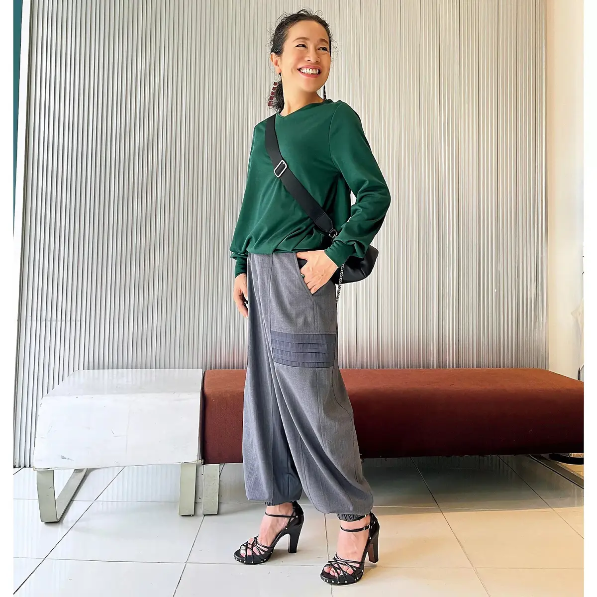 150cmの小柄でもシュッとおしゃれに見の画像_4