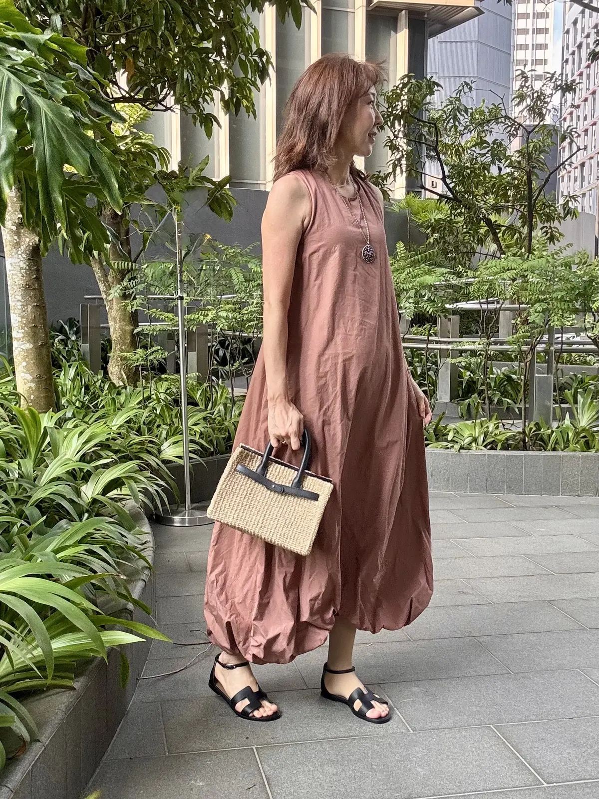 バルーンワンピース　カゴバーキン