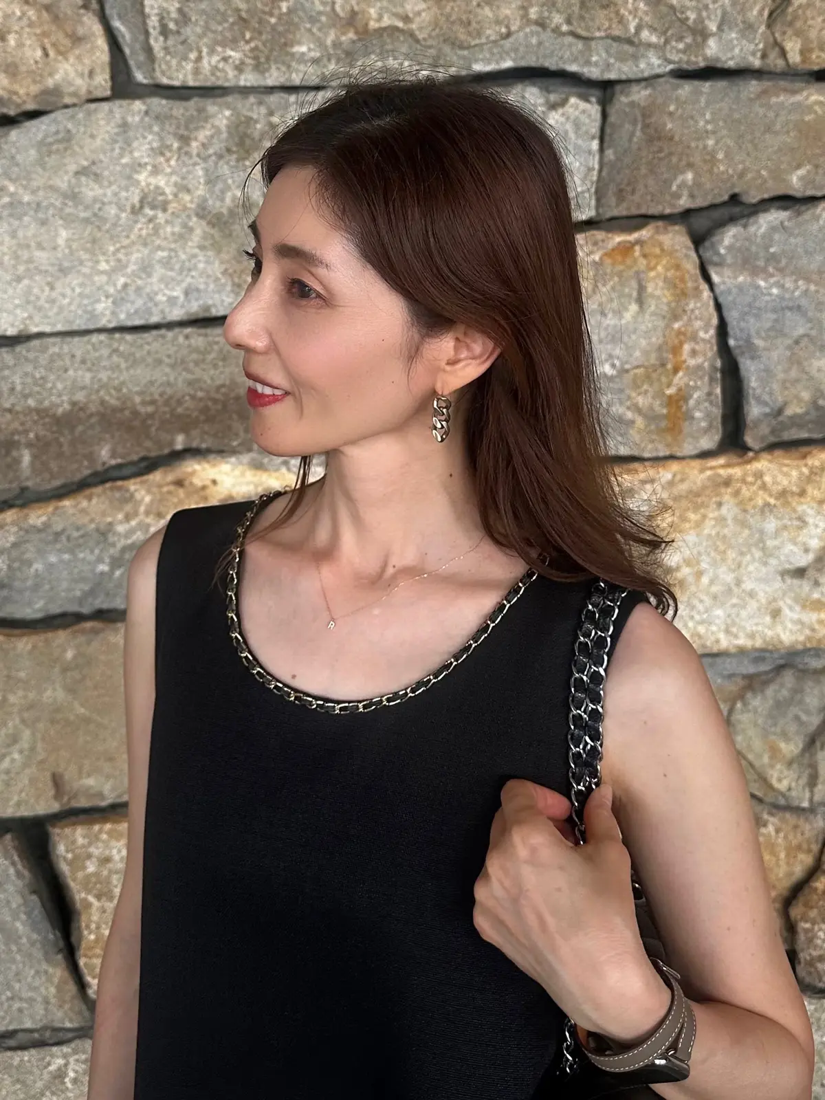 夏のブラックコーデとパレスホテル東京の期の画像_7