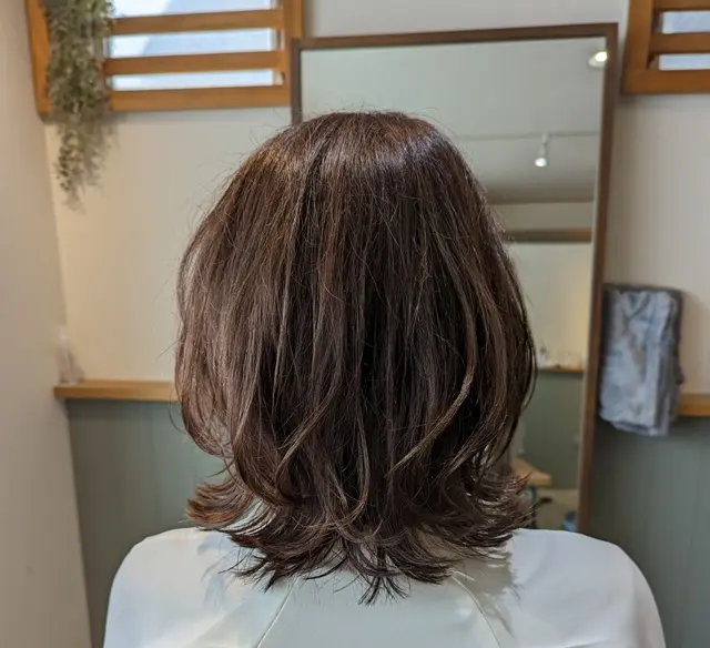 50代のミディアムヘア