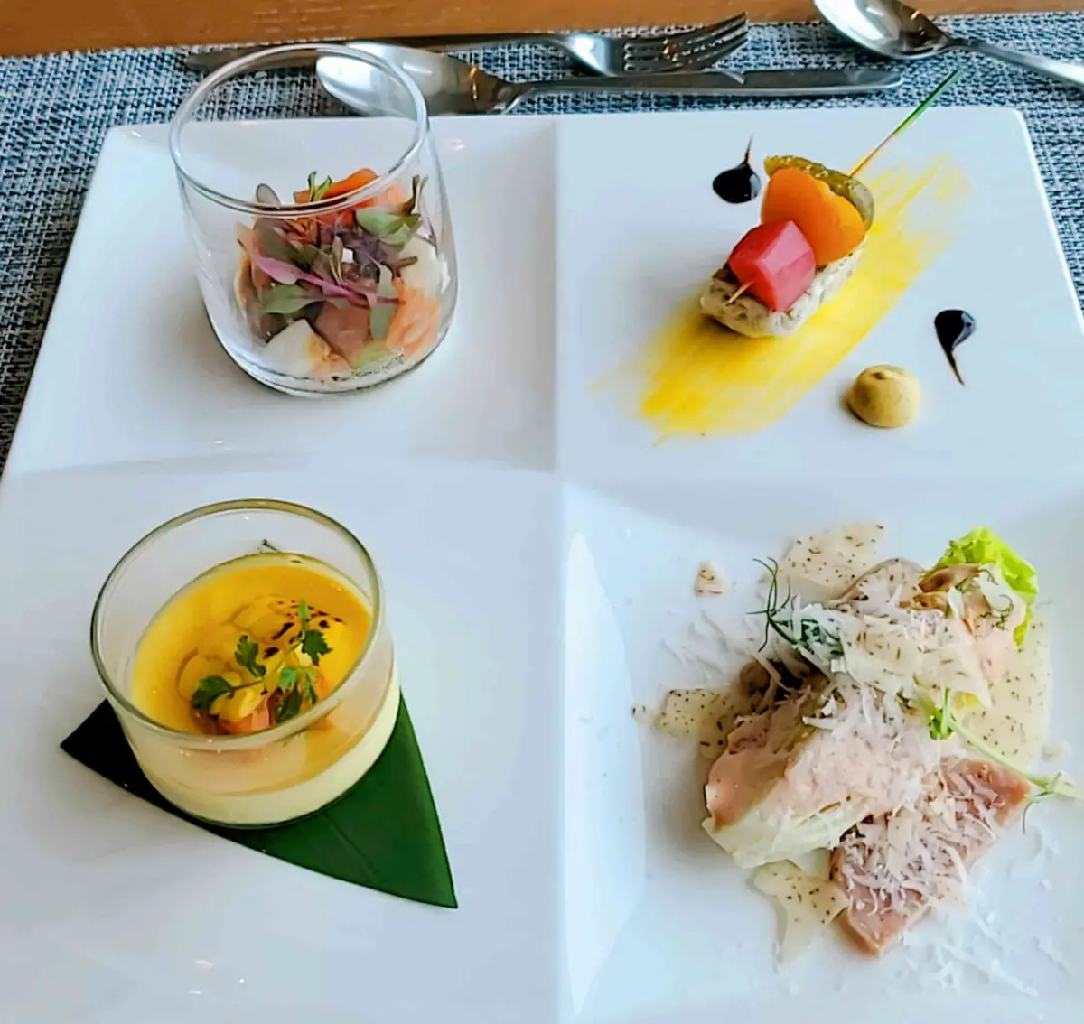 前菜のプレート