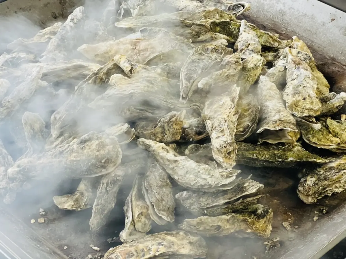 牡蠣がいっぱい！