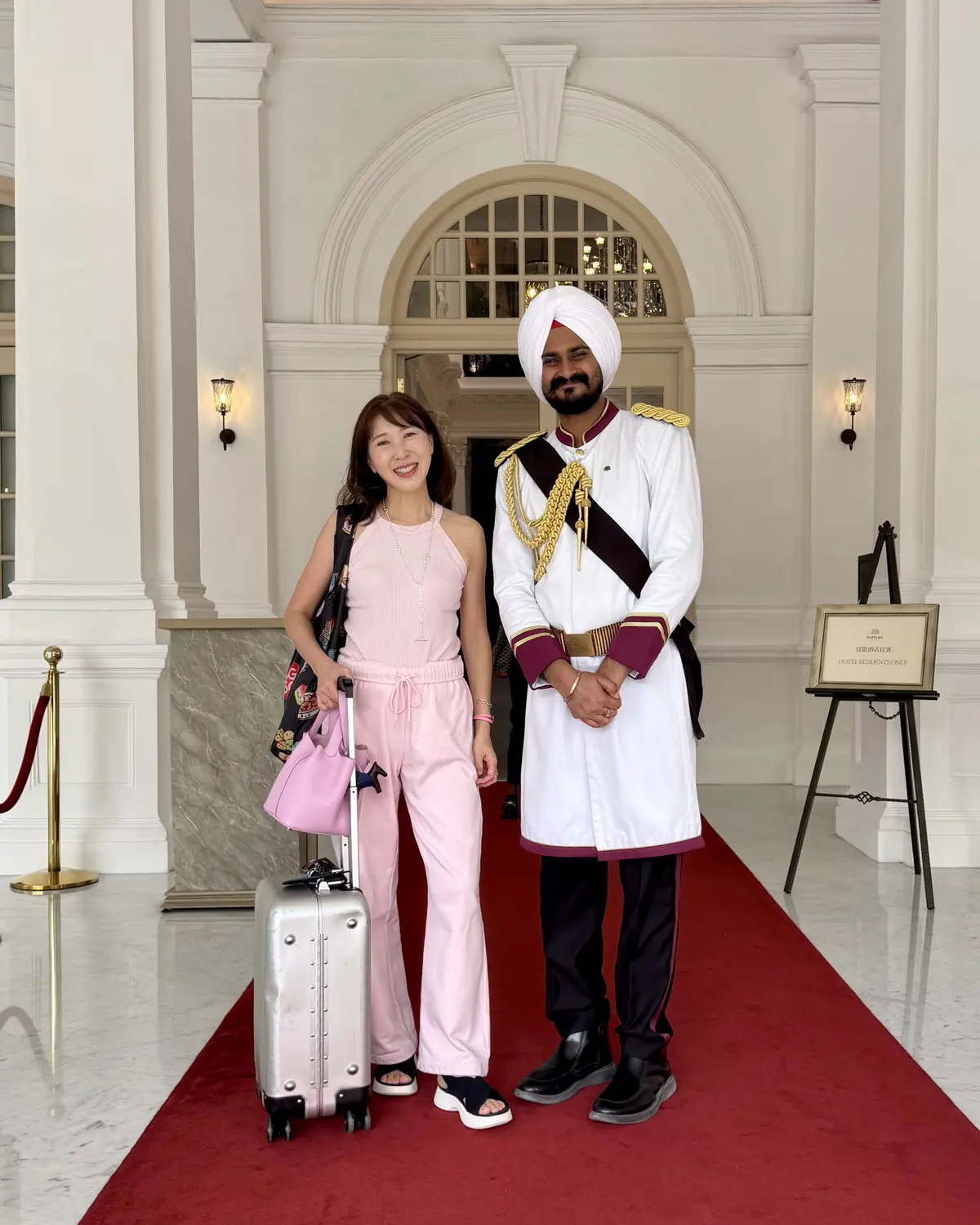 ぴんくスウェットコーデ