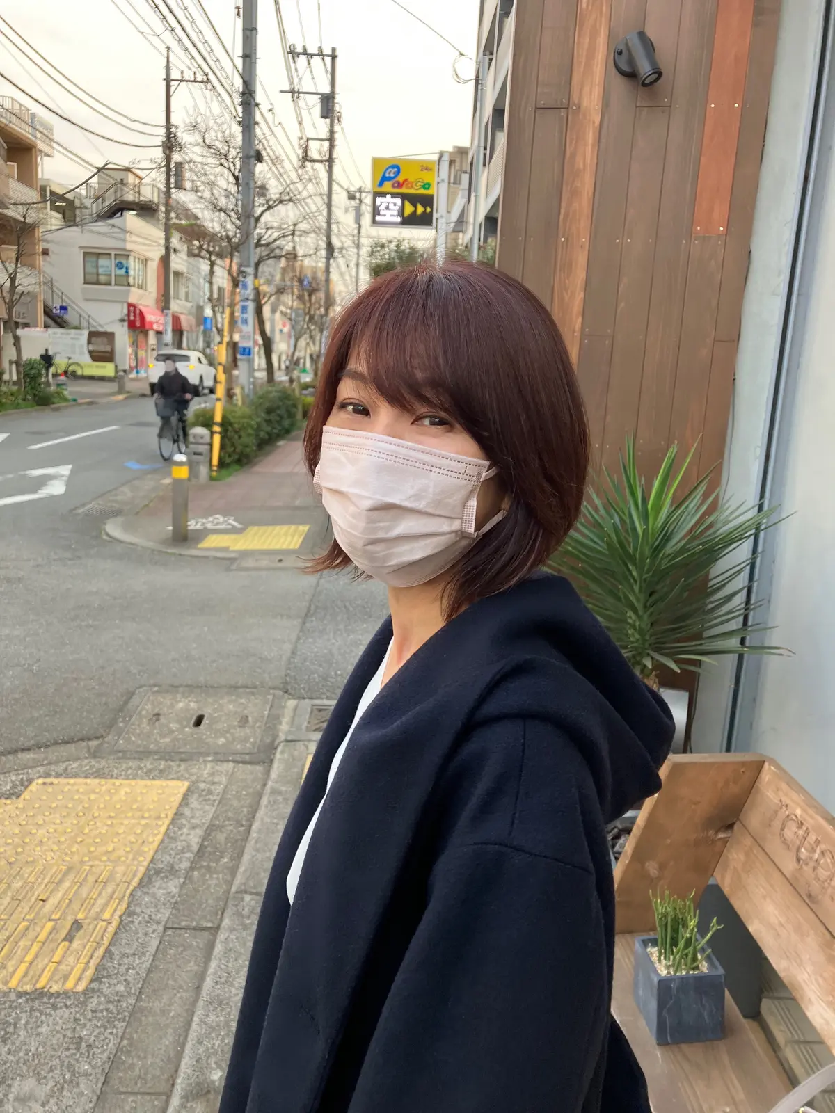 jマダム yumi ヘアスタイル　くびれミディアム　　髪を切りました　50代のヘアスタイル