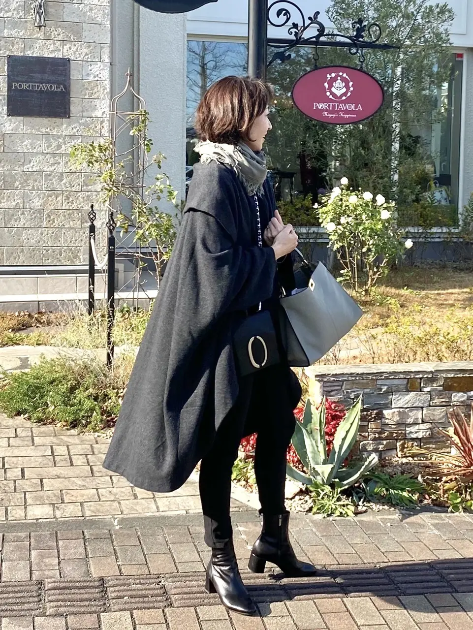 ペンギンコートコーデ①