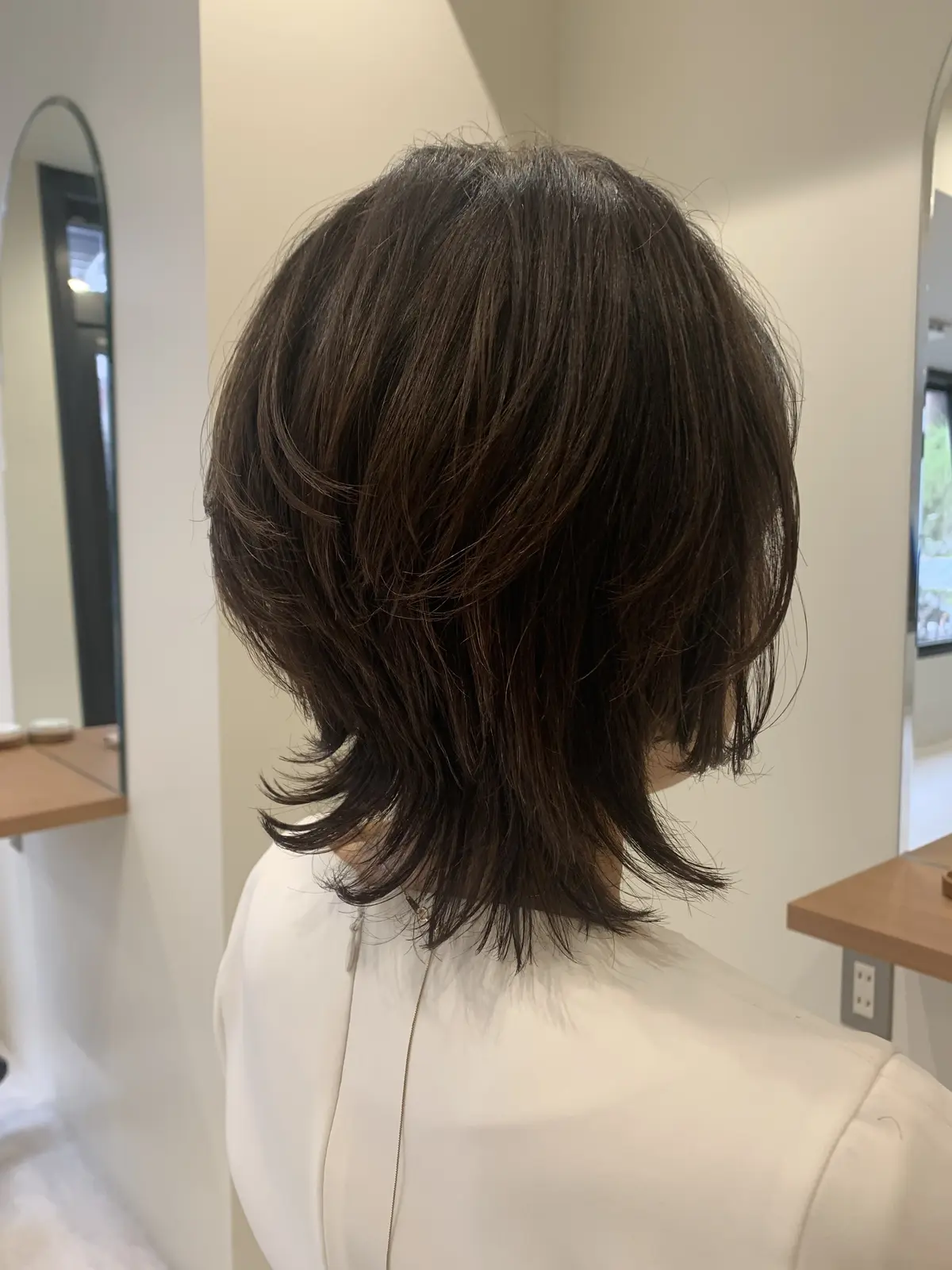 くせ毛を生かして自然な外ハネが簡単にできる