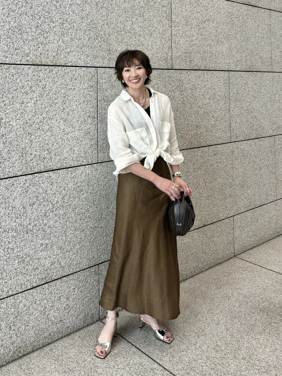 ロングスカートコーデ