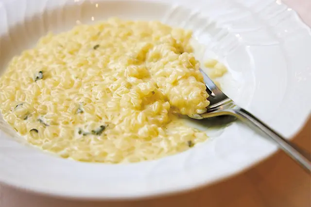 「ゴルゴンゾーラの リゾット」￥1,800。