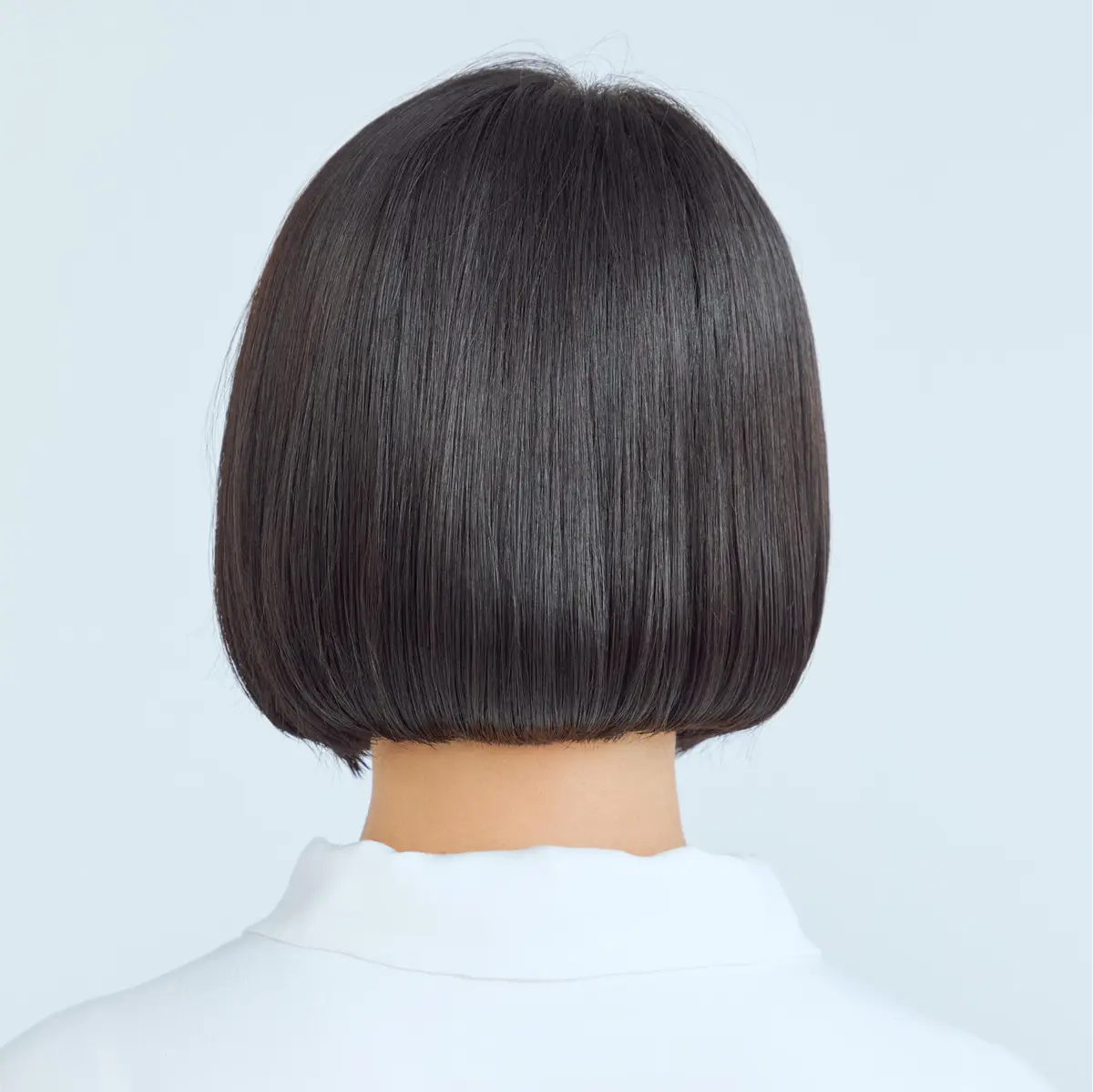 後から見たボブヘアスタイル