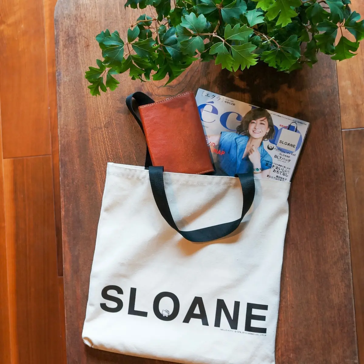 エクラ９月号付録ビッグトートバックを持っの画像_1
