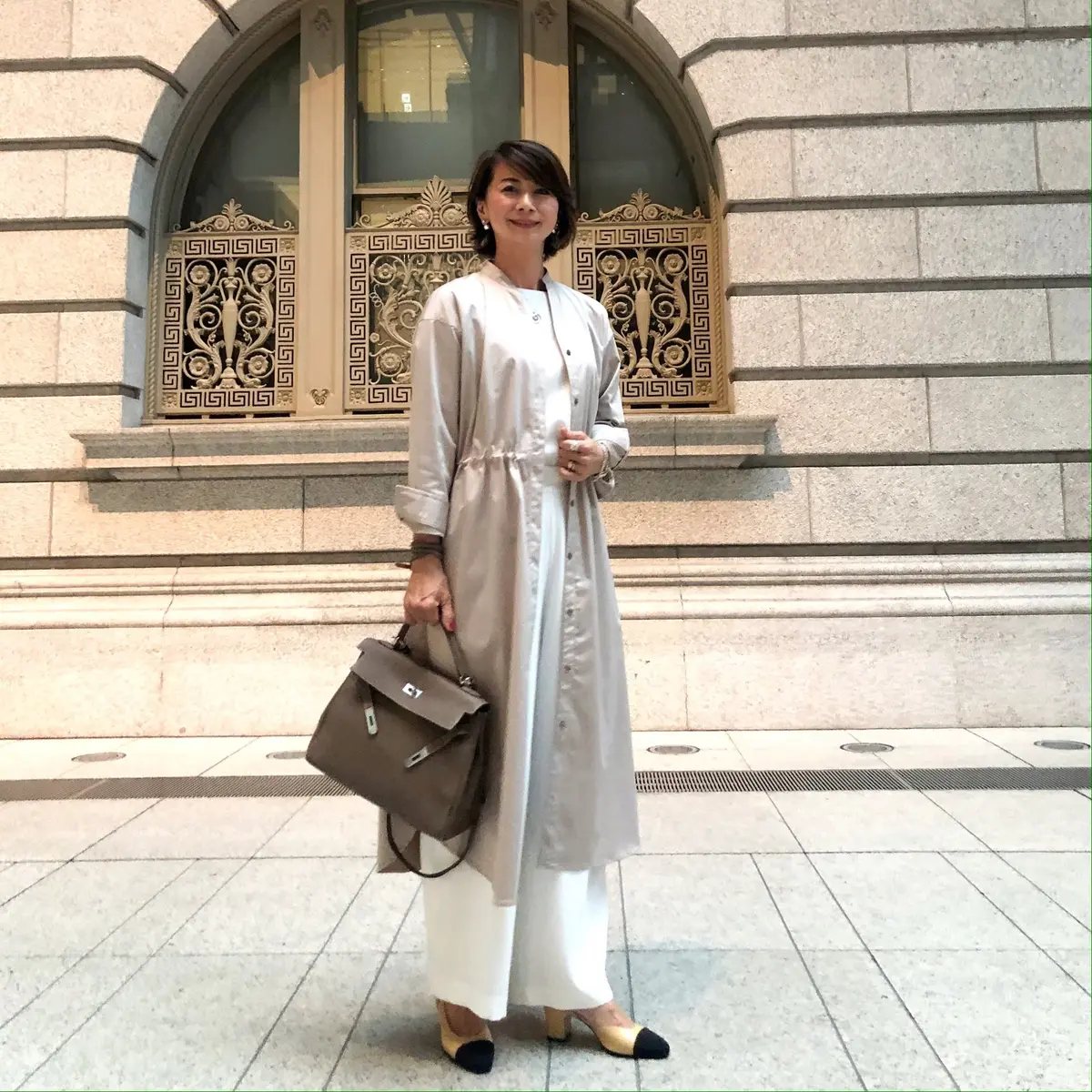 セットアップ＋コートワンピースで結婚記念の画像_1