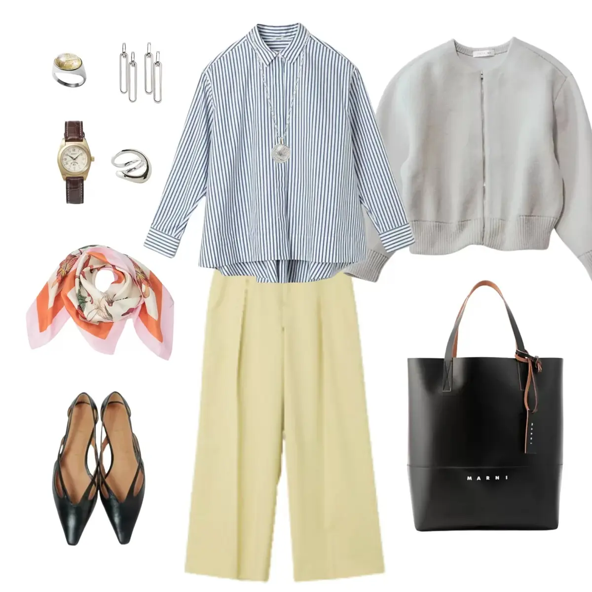 【50代 週末コーデ】全方位美しいシャツの画像_1