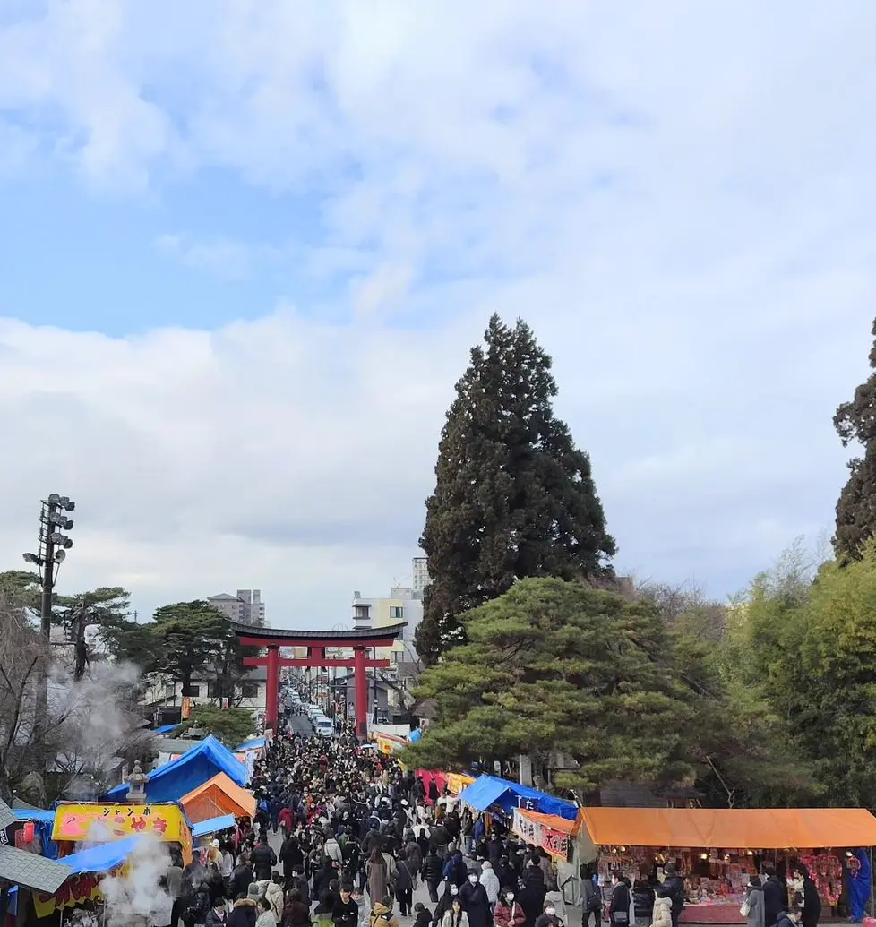 盛岡八幡宮　初詣