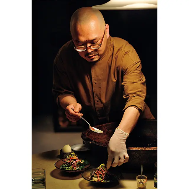 「以前に増して、料理が楽しくてしかたない」と、竹内シェフ