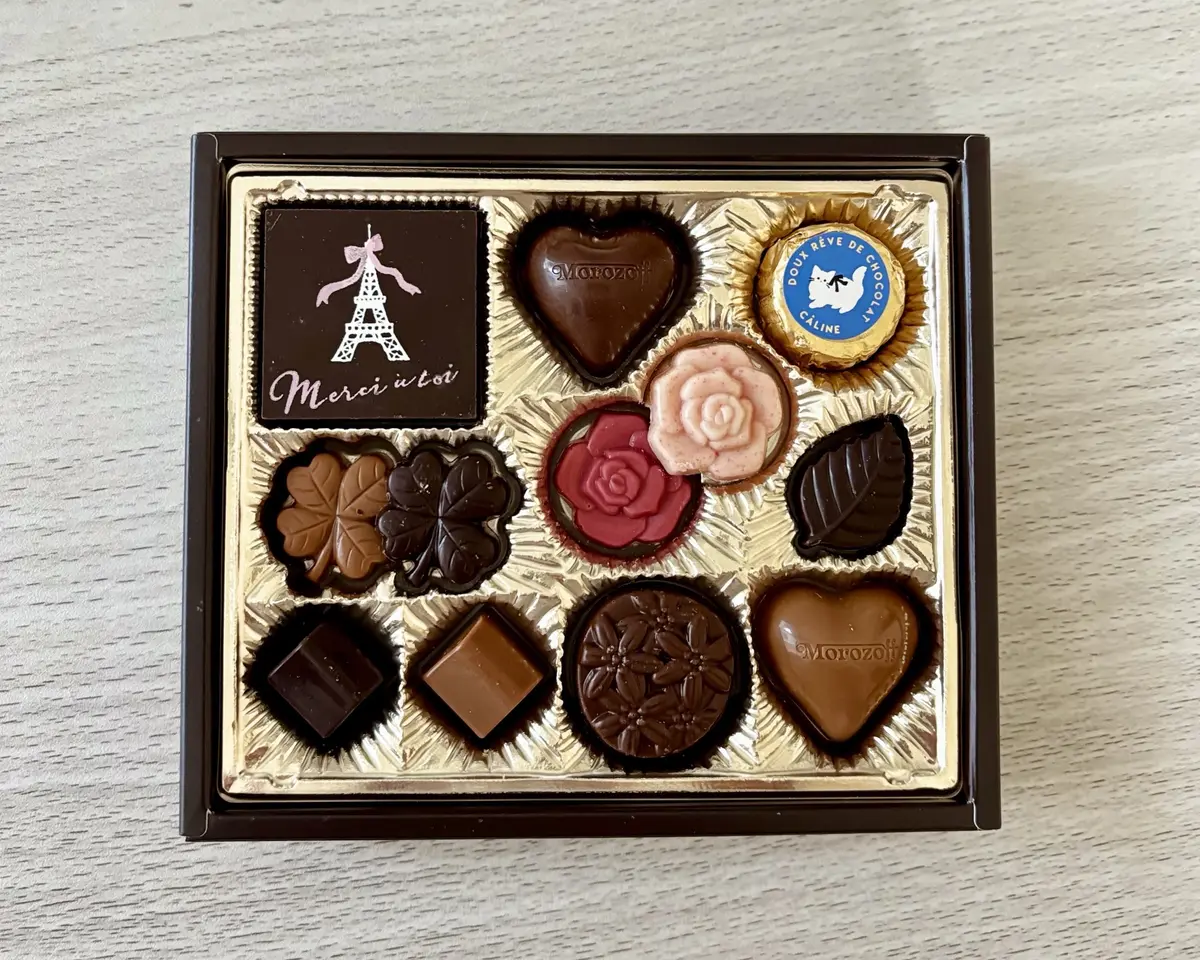 モロゾフチョコレート中身