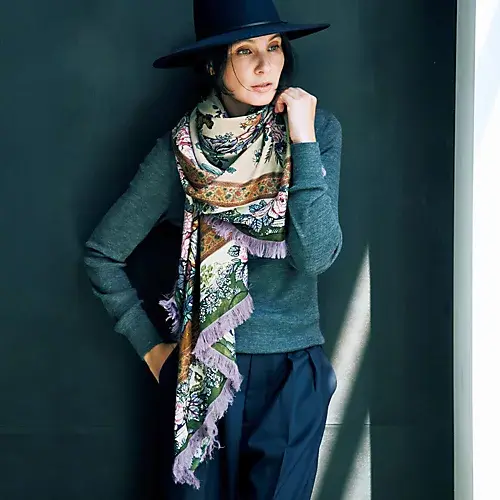 Pierre-Louis Mascia シルクストール ￥57,970