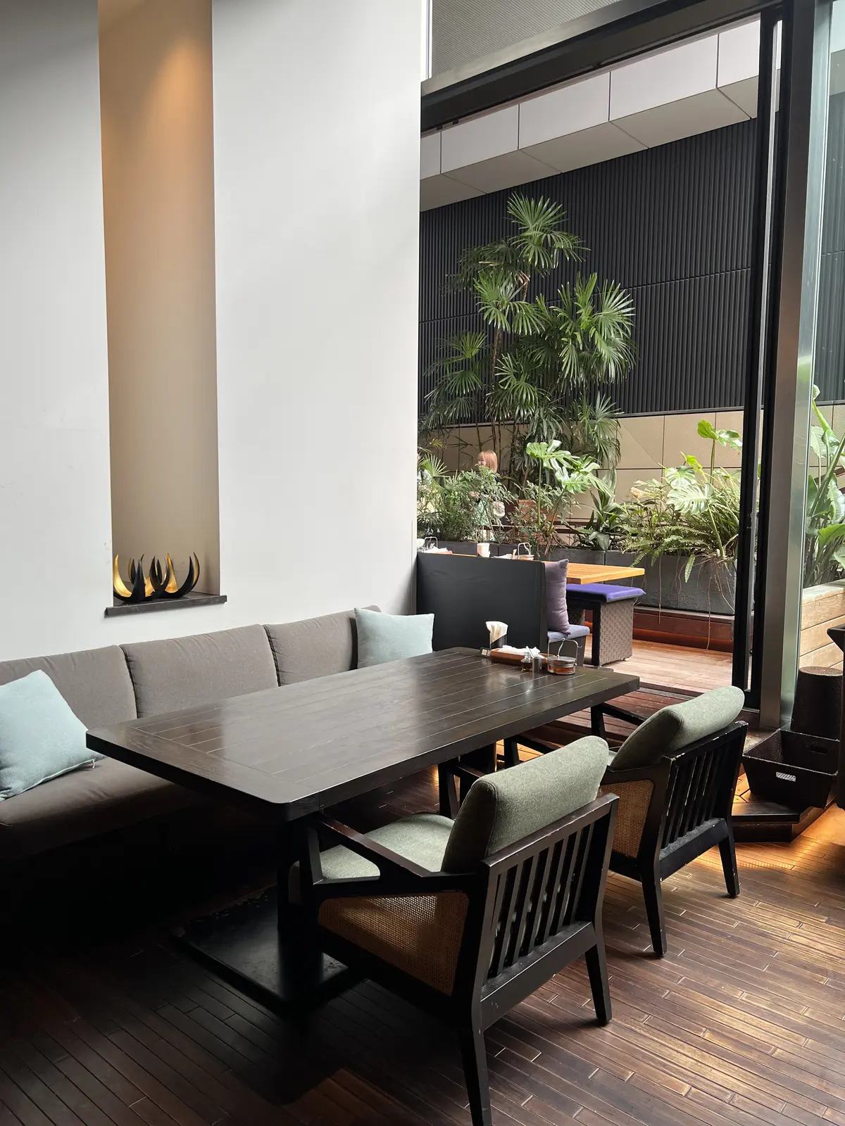 こちらのお席にご案内されました